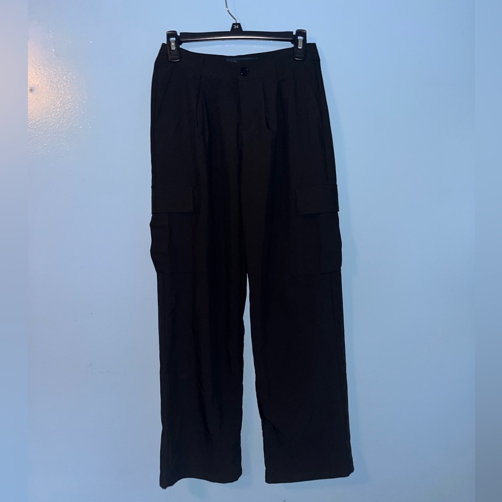 Aeropostale Trouser Cargo Pants, Black XS